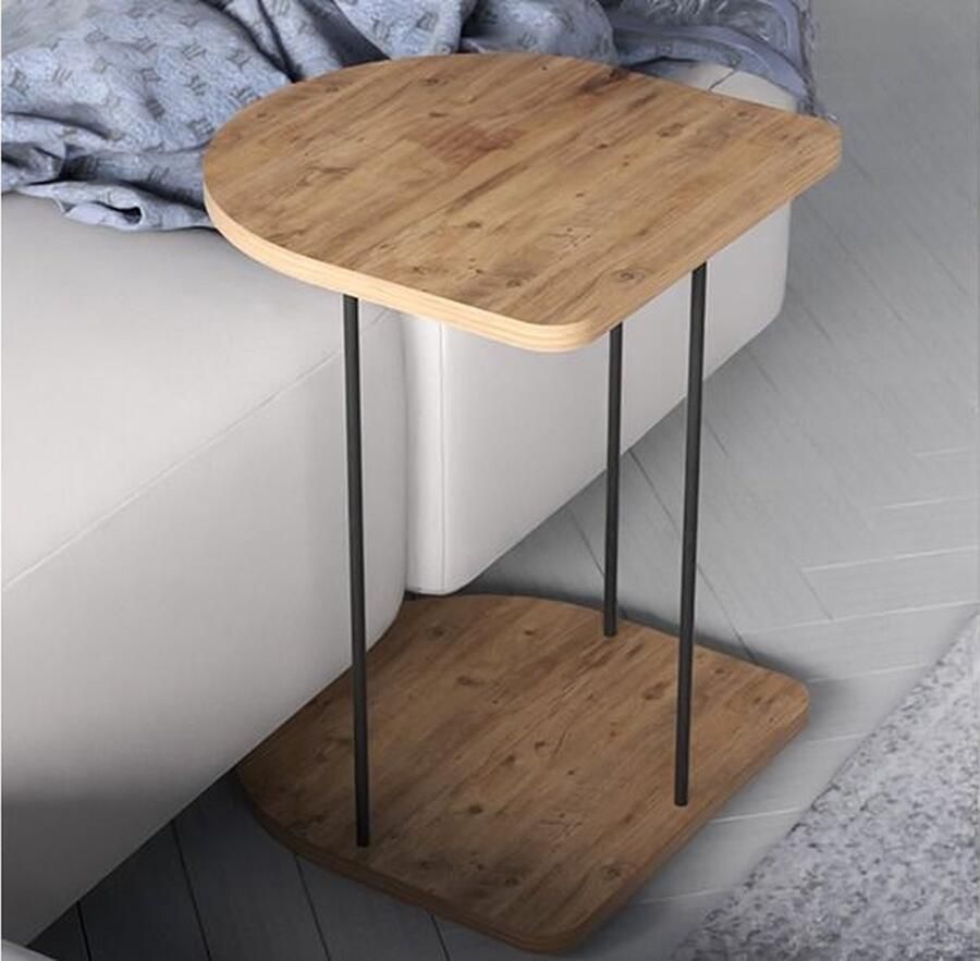 Artiva Living Salontafel Bijzettafel Hout Bruin