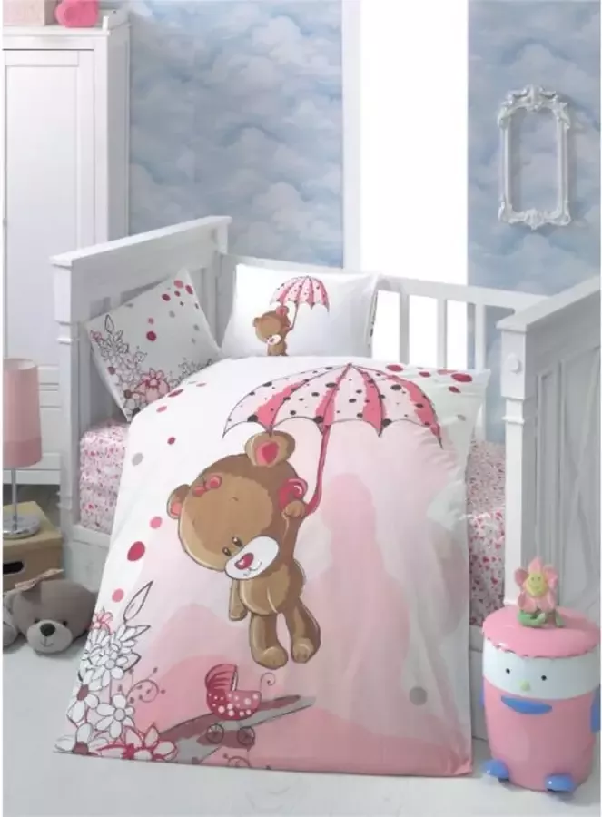 Asir Ranforce Baby Quilt Cover Set 100% COTTON RANFORCE Duvet Cover: 100 x 150 cm Flat sheet: 100 x 150 cm Pillowcase: 35 x 45 cm (2 Pieces)