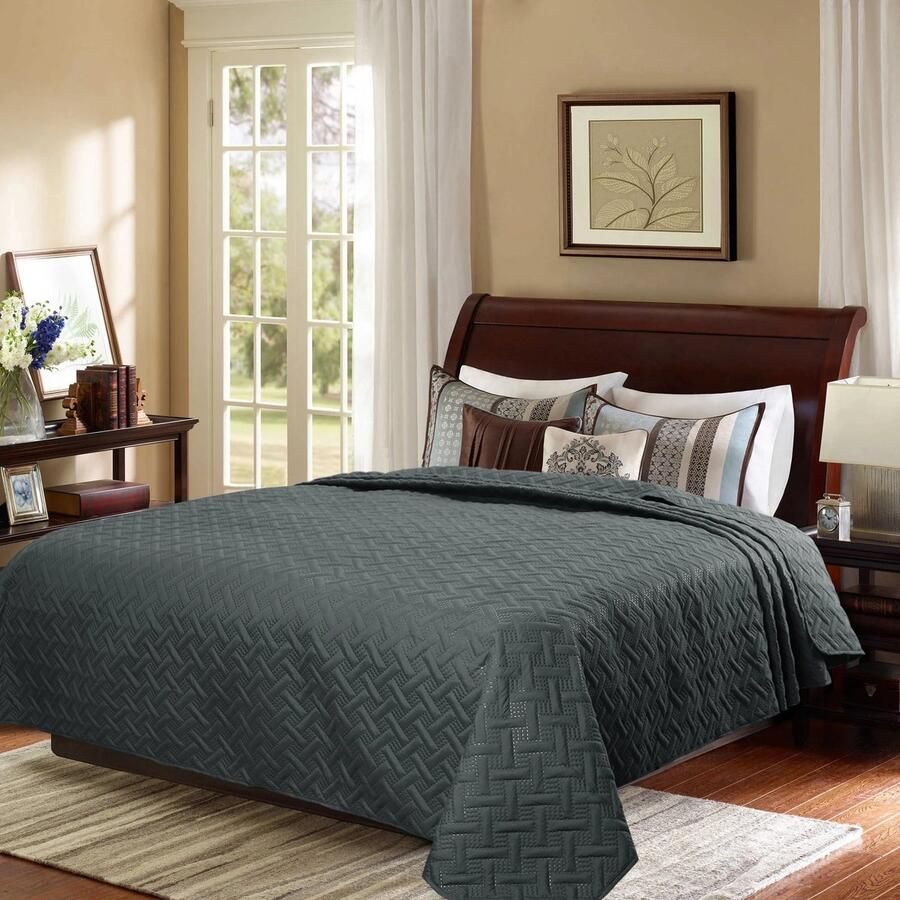 Asaam Store Asaam.-1700x210 CM- Sprei Bed Gooi Met Geometrische Patroon Voor Slaapkamer -Woonkamer -Zachte Huidvriendelijke Microvezel Dekbed Met Ultrasone Thuis-Sprei Beddensprei met geometrisch patroon