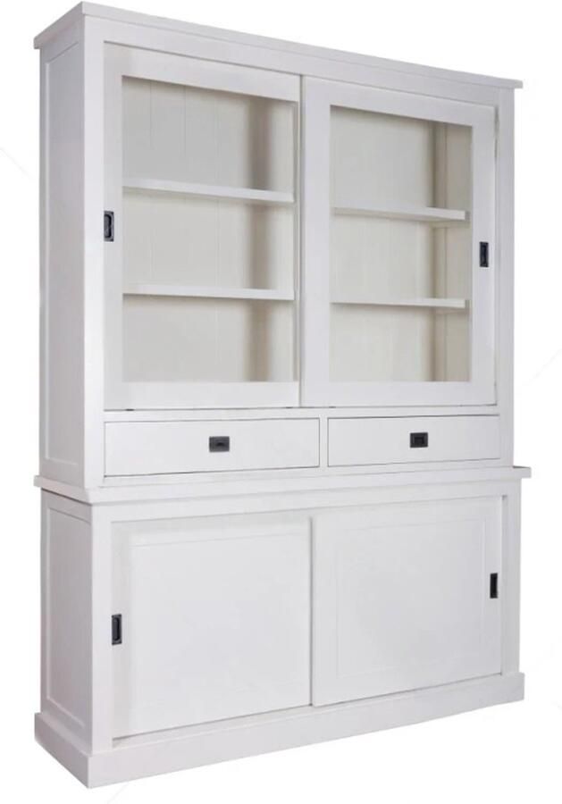 Ashford Velin Schuifdeurkast met 2x2 Schuifdeuren en 2 Laden – & Co