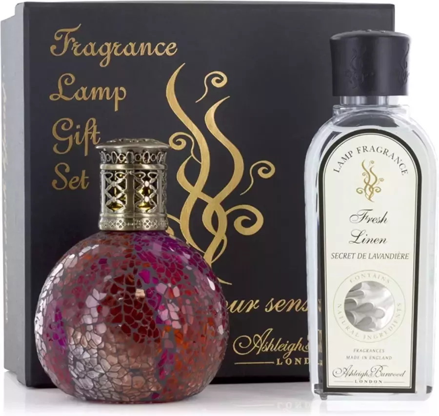Ashleigh & Burwood Lamp Gift Set Rose Bud in luxe geschenkdoos