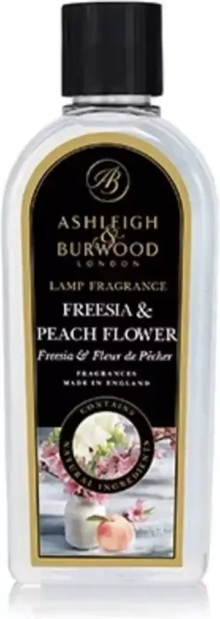 Ashleigh & Burwood Lamp Oil Freesia & Peach Flower 500 ML