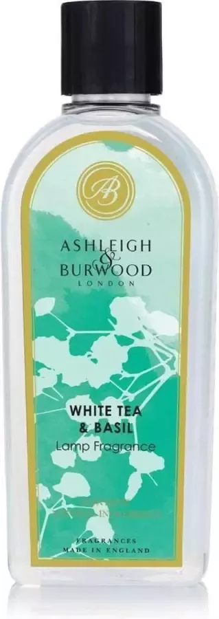 Ashleigh & Burwood LIFE IN BLOOM: LAMP FRAGRANCE WHITE TEA & BASIL 500ML