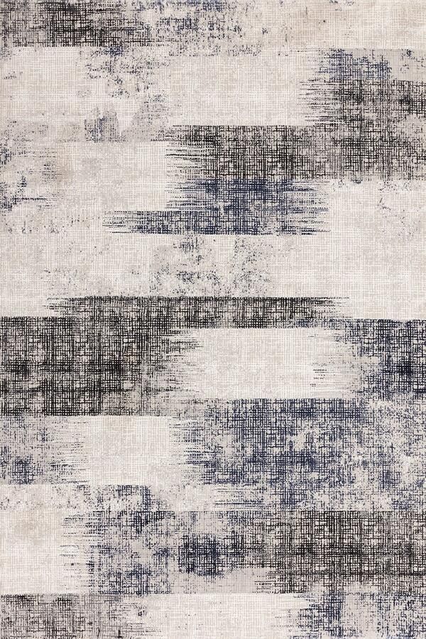 Asiatic Kuza Lines Navy vloerkleed x 170 cm