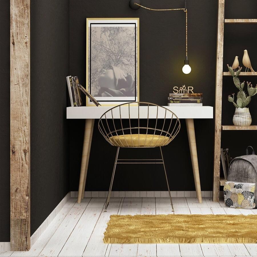 Asir Bureau Wit 100 x 74 x 60 cm