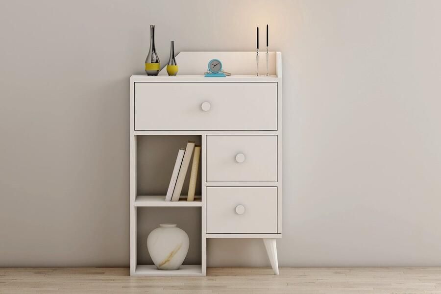 Asir Dressoir Wit 64 x 94 6 x 40 3 cm