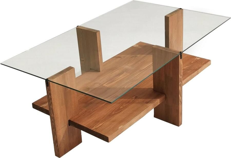 Emob Asir Koffietafel Houten 105 x 40 x 60 - Foto 2