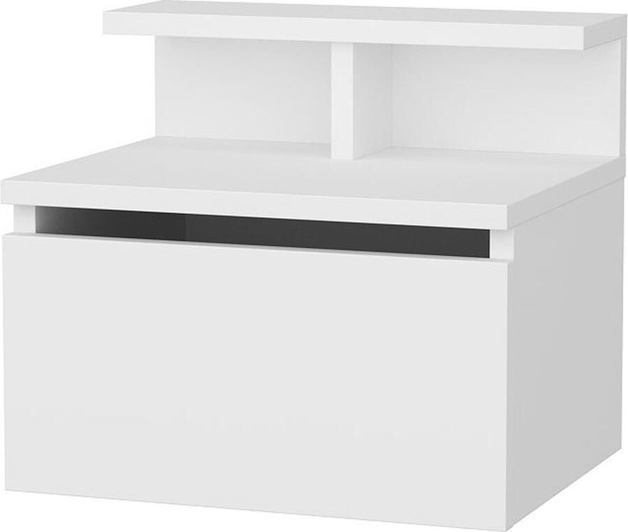 Asir Nachtkastje Wit 35 x 39 8 x 31 9 cm