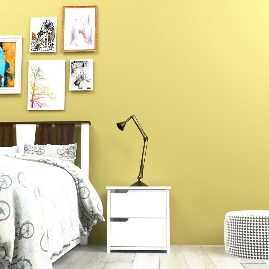 Asir Nachtkastje Wit 45 x 45 x 40 cm