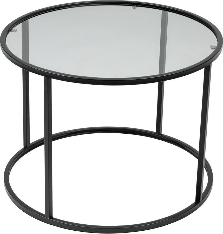 Asir Salontafel Zwart 60 x 45 x 60 cm