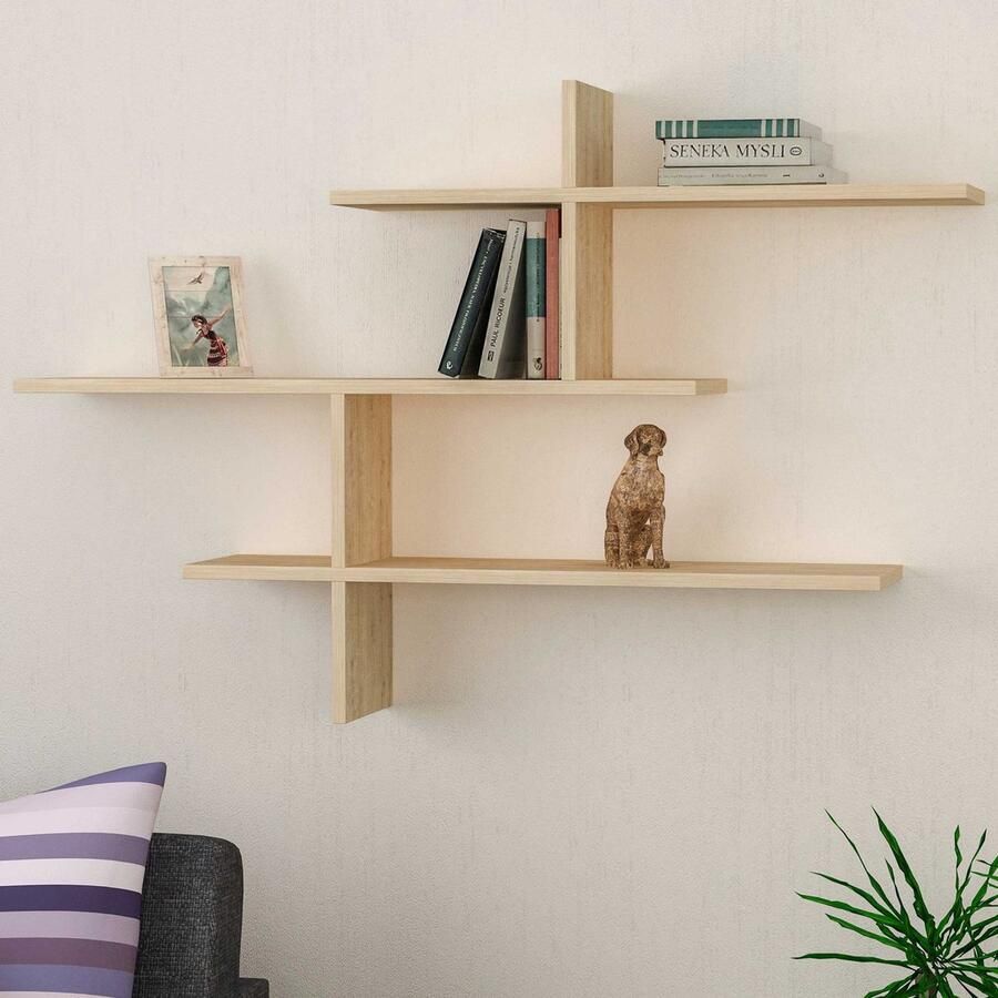 Emob Woody Fashion Wandplank 18mm Dik 123cm Breedte Eik - Foto 4