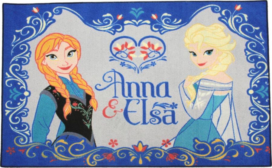 Associated weavers Disney Frozen Anna&Elsa tapijt 133x95 cm - Foto 1