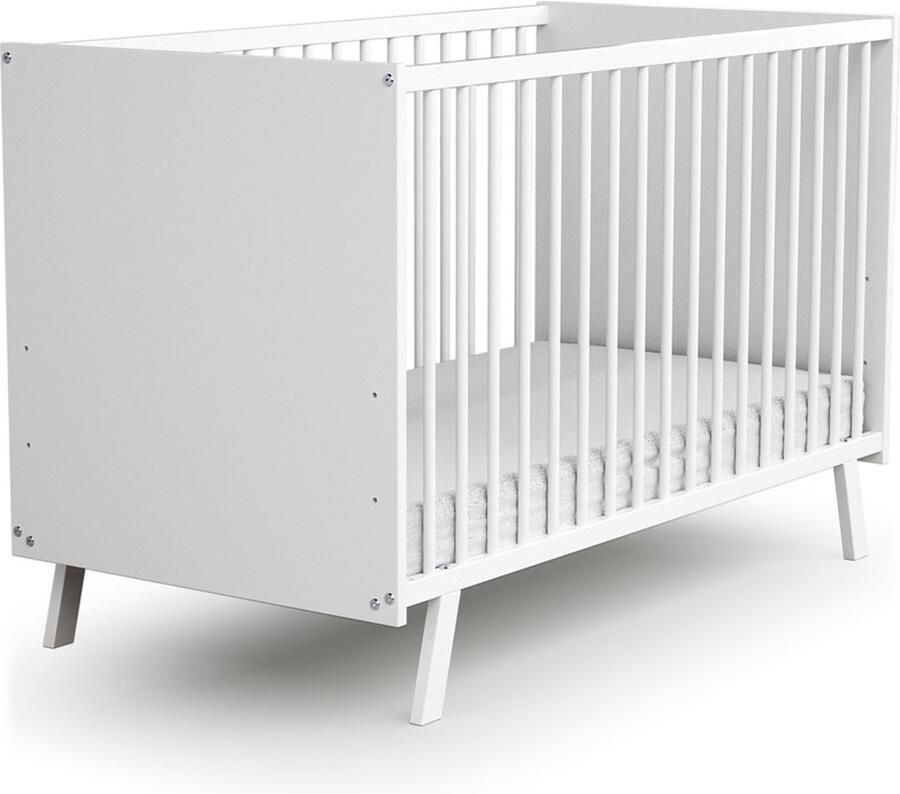 AT4 Kinderbed CARNAVAL in hout Wit 60 x 120 cm