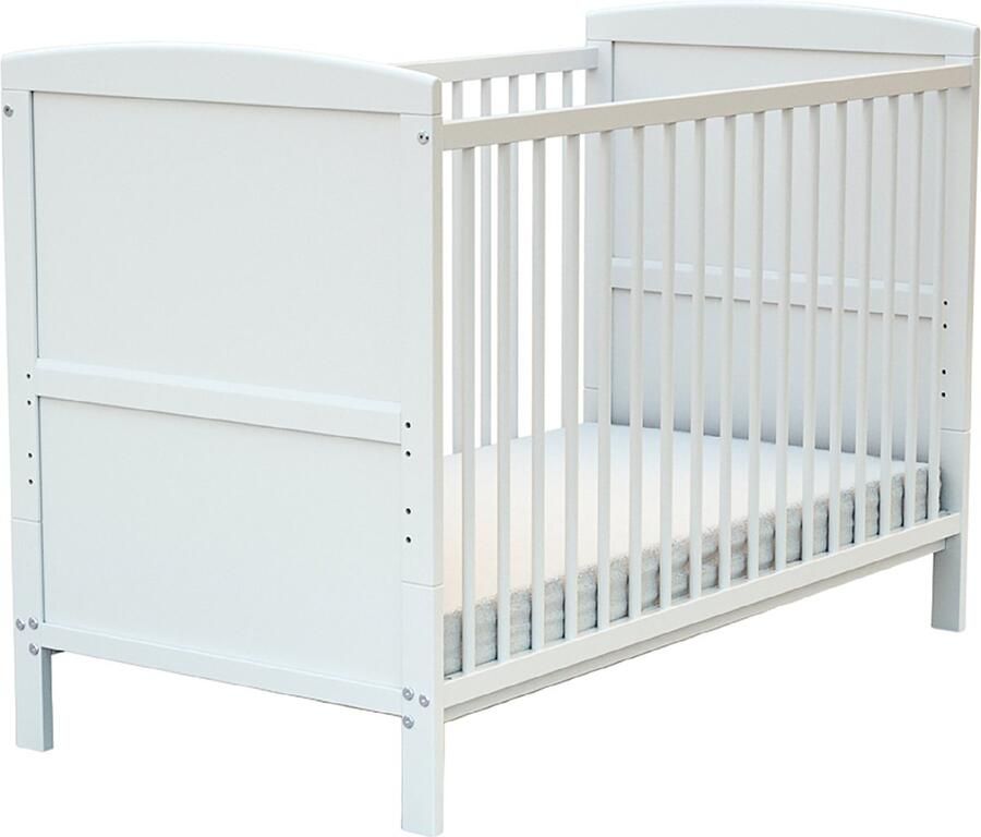 AT4 Omvormbaar kinderbed ESSENTIEL in hout Wit 60 x 120 cm