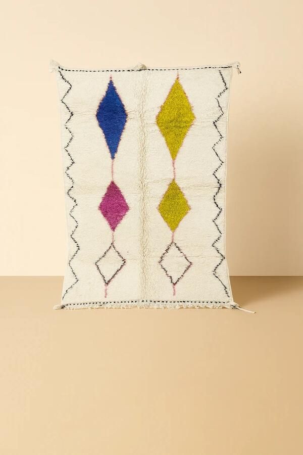 Atelier de l'Atlas Marokkaans Vloerkleed 250cm x 150cm Handgeweven 100% Wol Uniek