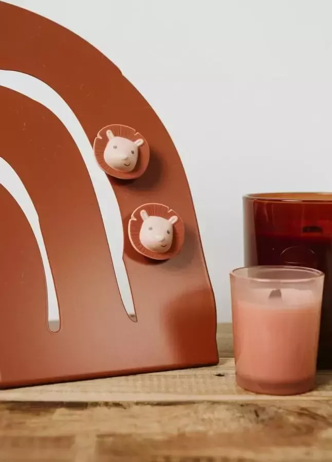 Atelier Pierre Hakuna Leeuw Magneetjes Magnolia 4 Stuks - Foto 2