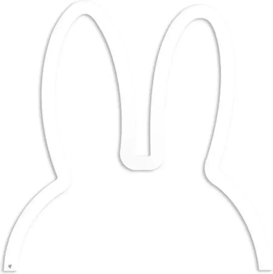 Atelier Pierre Nijntje Metalen wanddeco Medium Wit *