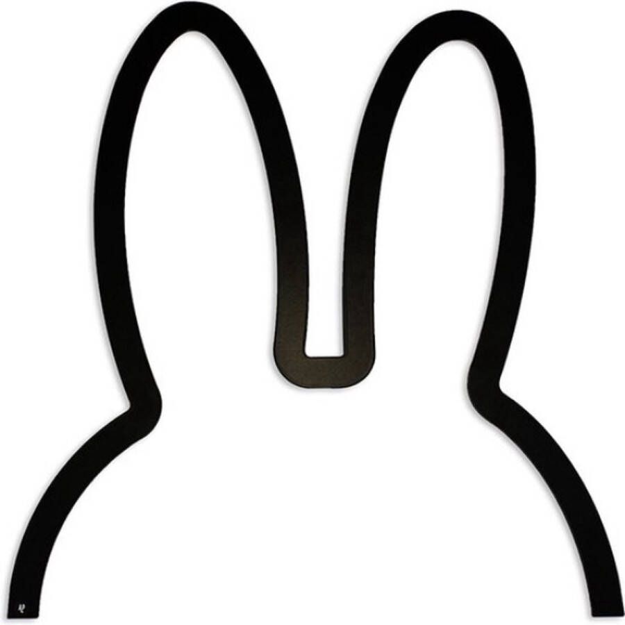 Atelier Pierre Nijntje Metalen wanddeco Small zwart