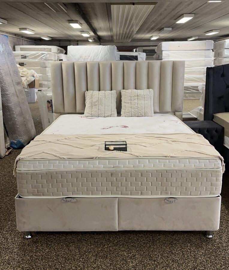 Atlanta Luxe boxspring met opbergruimte 160 x 200