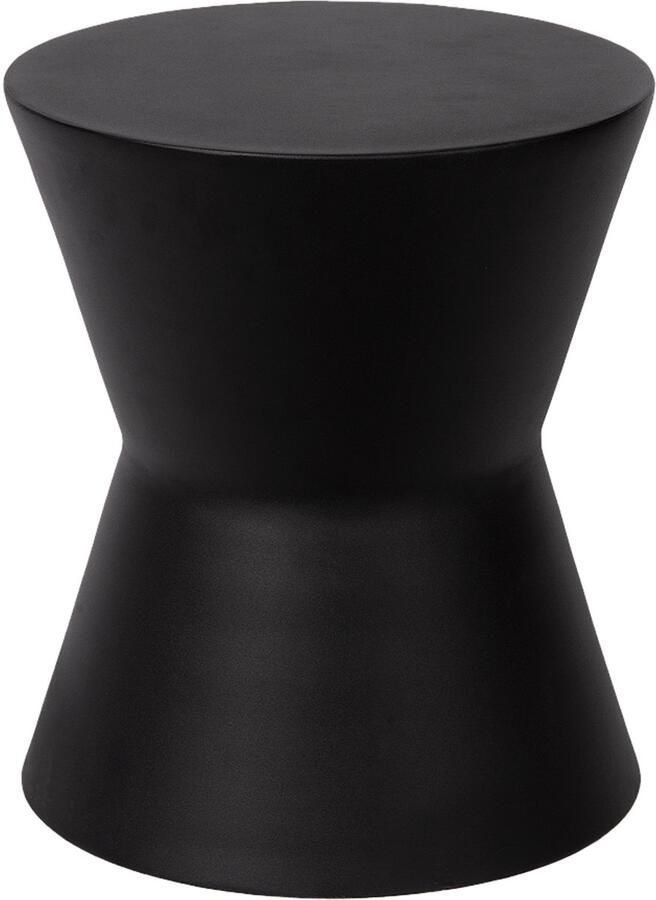 Atmooz Amante Bijzettafel – Ø41 x H45 cm – Zwart Metaal – Minimalistisch Design – Salontafel