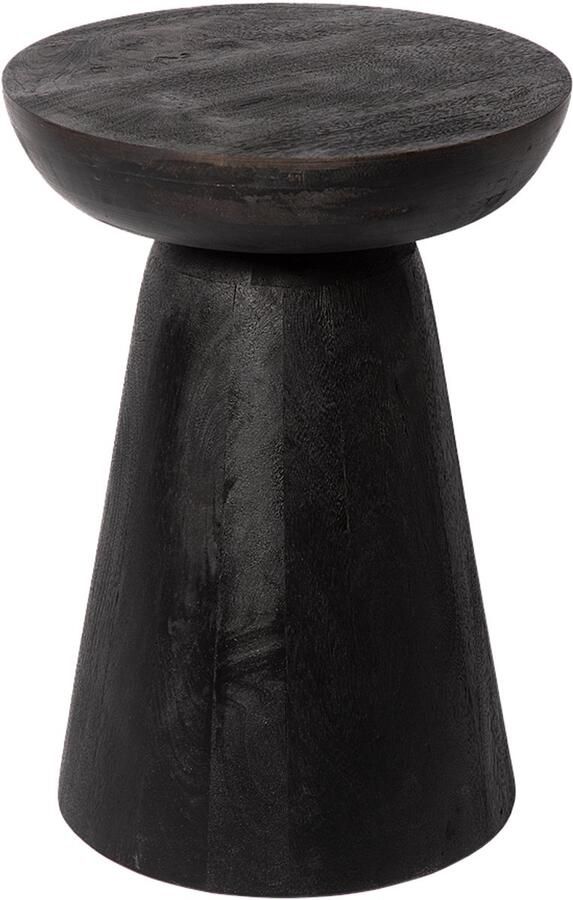 Atmooz by Charrell Atmooz Mimosa Bijzettafel Ø35 x H50 cm Zwart Mangohout