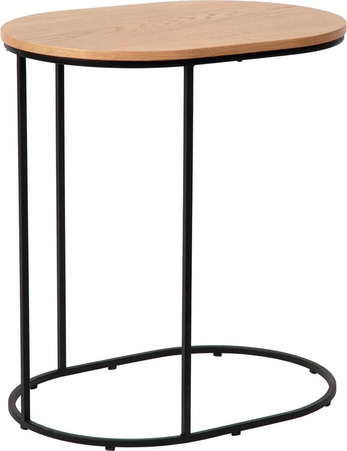 Atmooz Bijzettafel Olec Bruin Eiken 50x35x55 cm Modern Design Salontafel