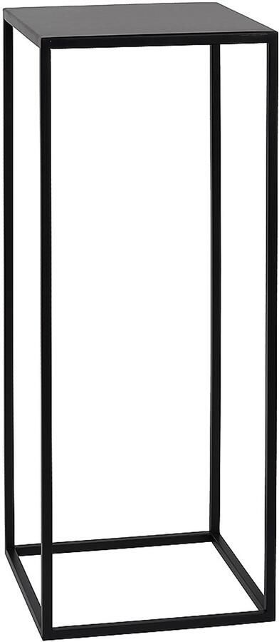 Atmooz Plantentafel Highland Zuil Sokkel 80cm Hoog Metaal Zwart