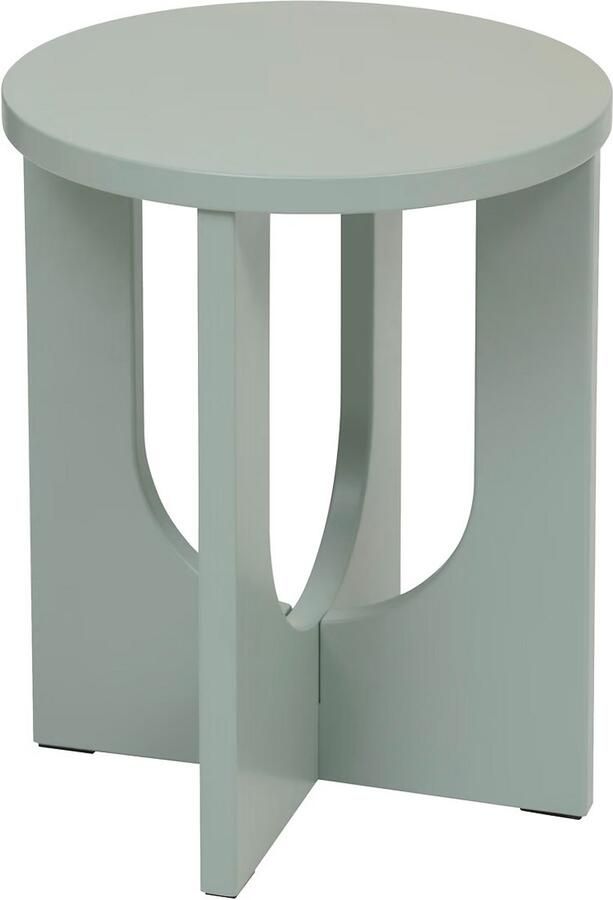 Atmosphera Bijzettafel Bloom Ø40xH51cm Patinagroen