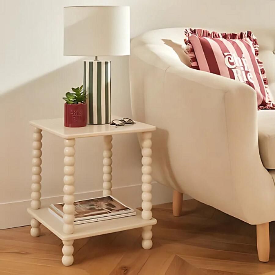 Atmosphera Chamlo Salontafel 40x40x45cm Beige