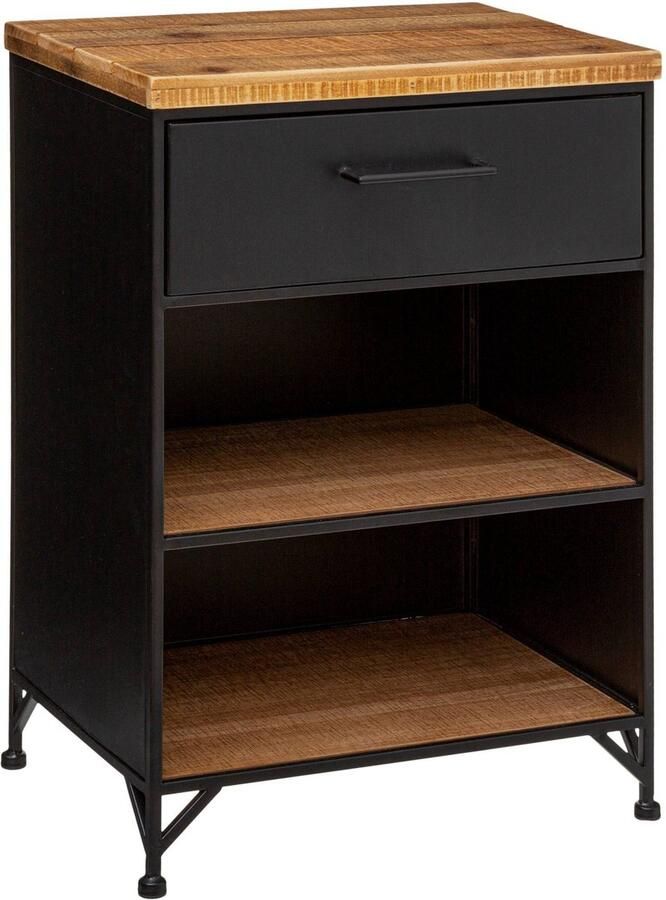 Atmosphera CIERNA nachtkastje met lade