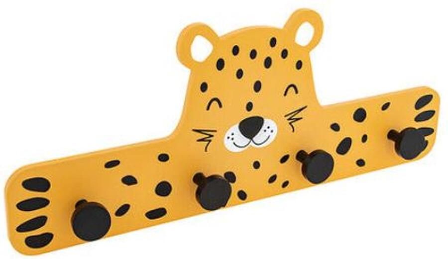 Atmosphera Kids Kapstok Loar luipaardje 50x20x5cm Multi
