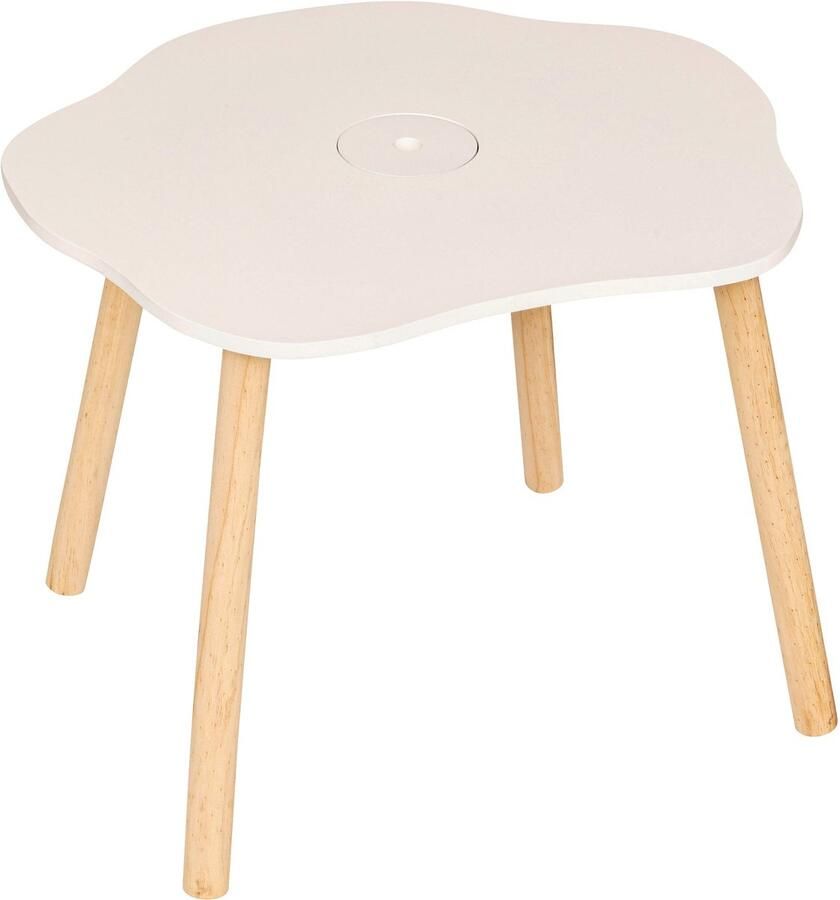 Atmosphera Kids Tekentafel Kindertafel Bloem 55x48xH43cm Wit