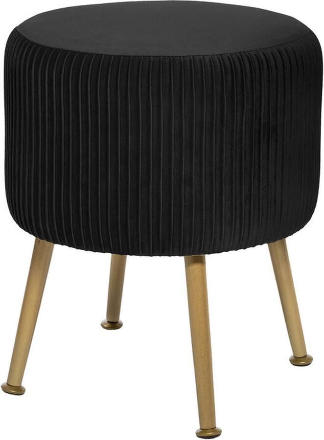 Atmosphera kruk Solaro velvet 35x416 cm zwart