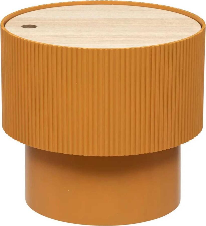 Atmosphera Salontafel met opbergruimte ENOLA rond Ø 38 5 cm