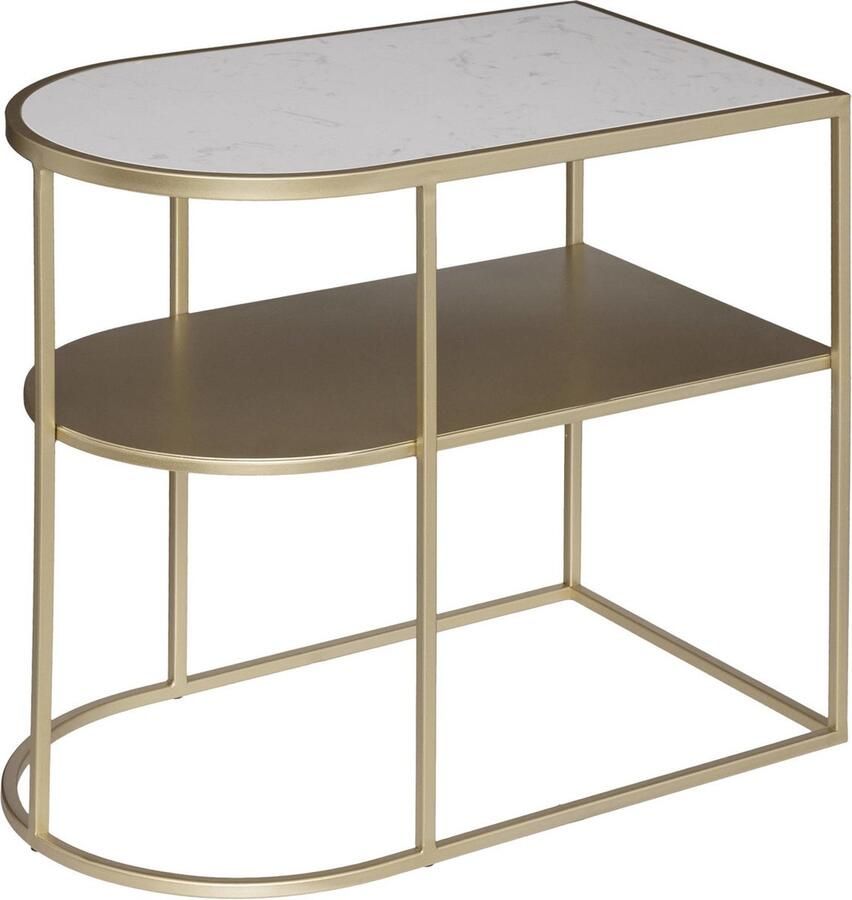 Atmosphera Salontafel PAIGE met plank 52 cm