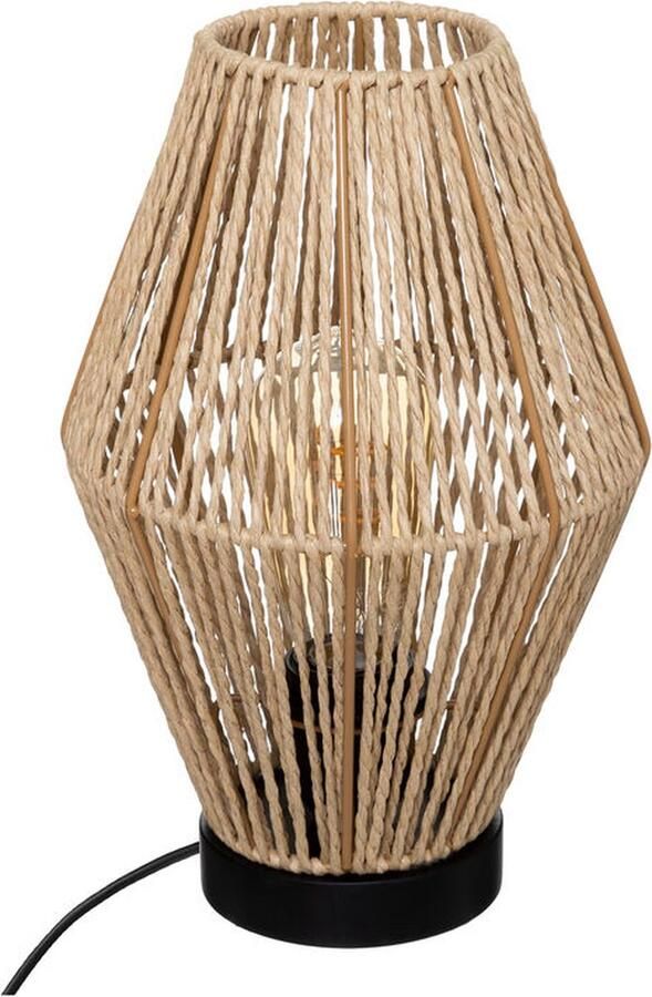 Atmosphera Sfeervolle tafellamp 32 cm beige natuurlijk