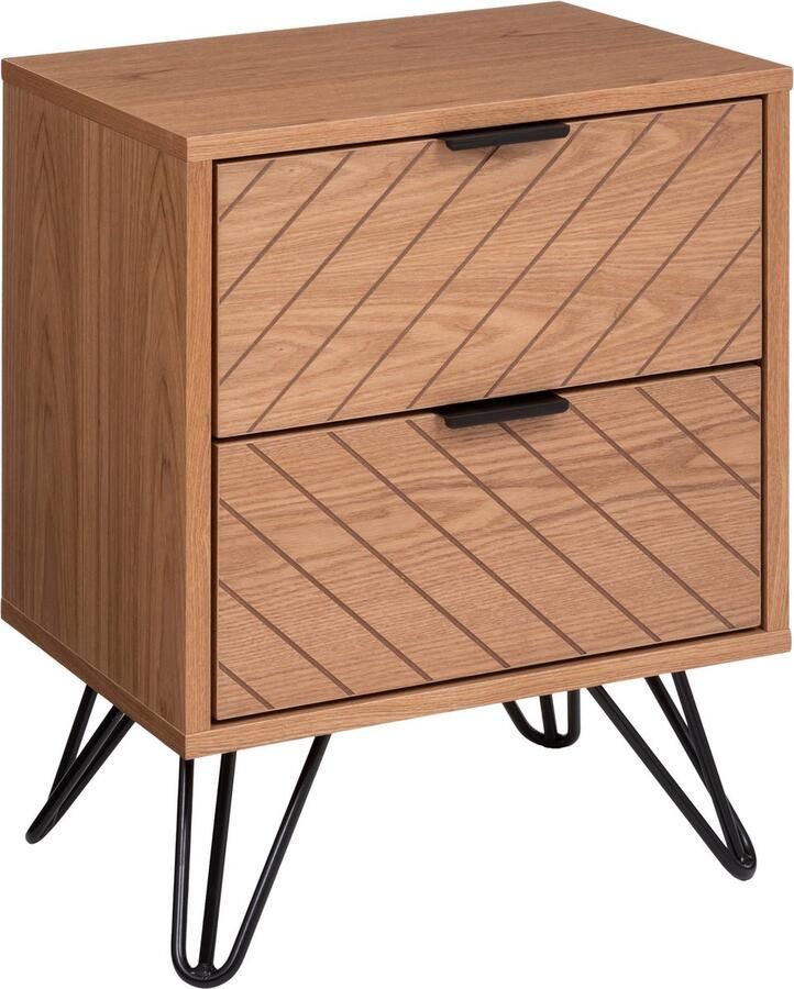 Atmosphera Créateur d'intérieur Atmosphera Naomi Nachtkastje 2 Lade Kastje