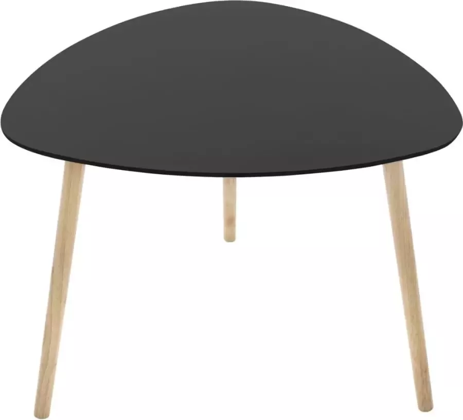 Atmosphera Créateur d'intérieur Salontafel zwart hout . 60x60x45cm
