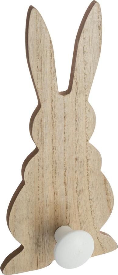 Atmosphera for kids Atmosphera set van 2 Kapstokken konijn kinderkamer Hout Wit Wandhaak Set van 2 kapstok