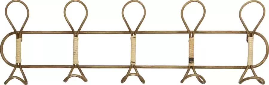 Atmosphera Kids kapstok rotan 5 Haken Decoratie Jas ophangen