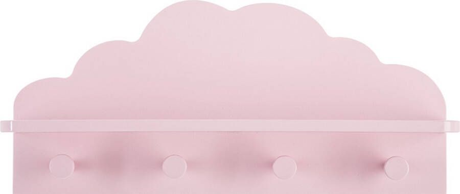 Atmosphera Wolk kinderkapstok met plankje roze Klaar voor gebruik Decoratief - Foto 2