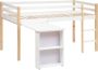 Atmosphera kids kinderbed met schuifbureau en boekenkast Hoogslaper 90 x 190 cm Bed - Thumbnail 1