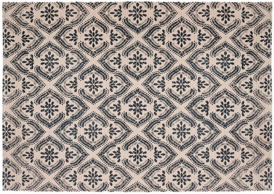 Atmosphera Tapijt Zwart Beige Katoen Multicolour 60 x 90 cm