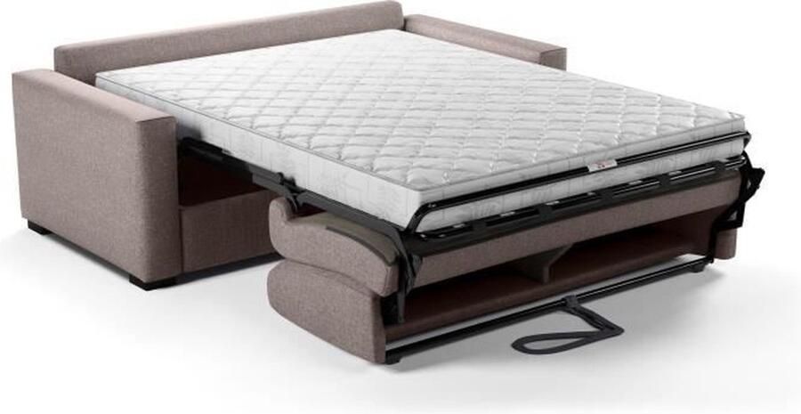 Aucune Express slaapbank MARIUS Beige stof 190 x 100 x 87 cm