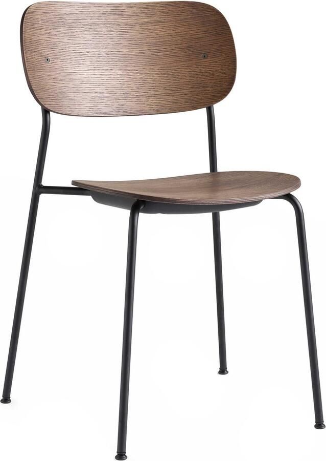 Audo Copenhagen Co Eetkamerstoel Donker Eiken zwart