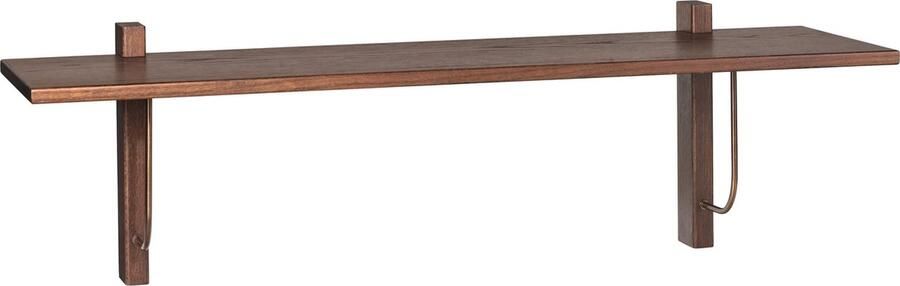 Audo Copenhagen Corbel Wandplank 100x30 Donker Eiken