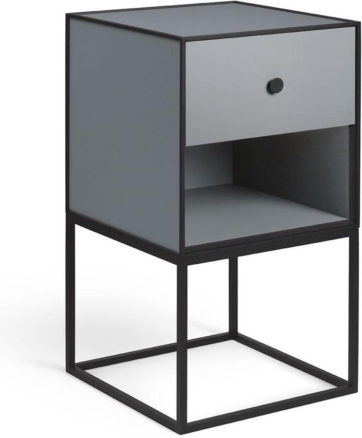 Audo Copenhagen Frame 35 Nachtkastje Met 1 Lade Donkergrijs
