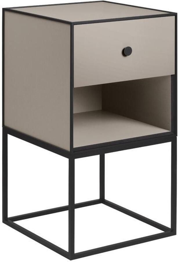 Audo Copenhagen Frame 35 nachtkastje met 1 lade zand