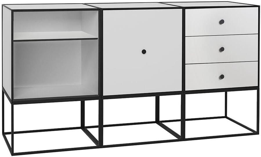 Audo Copenhagen Frame 49 Trio dressoir lichtgrijs