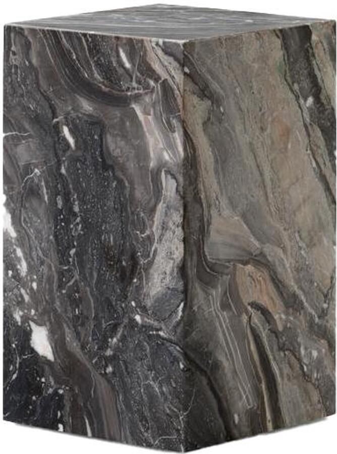 Audo Copenhagen Plinth Tall bijzettafel 30x30 Grey Galaxy